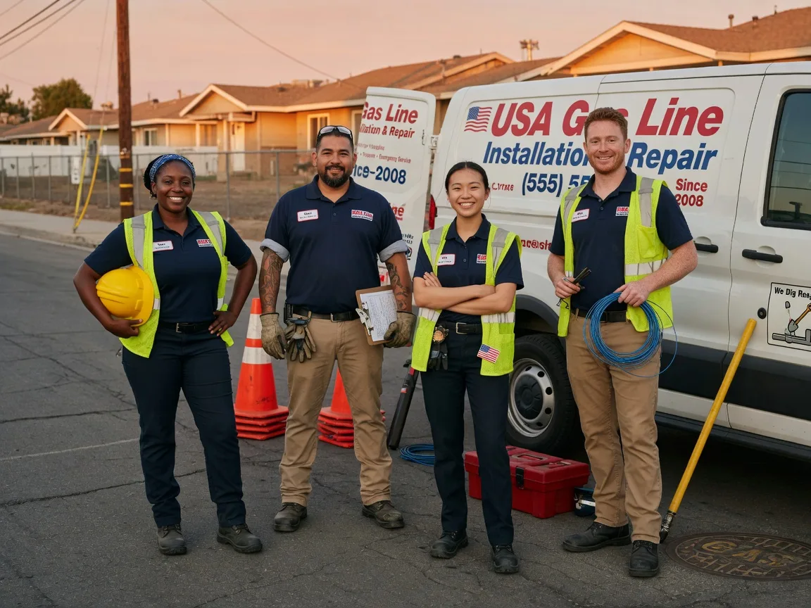 Gas Line Installation company in Farina, IL
