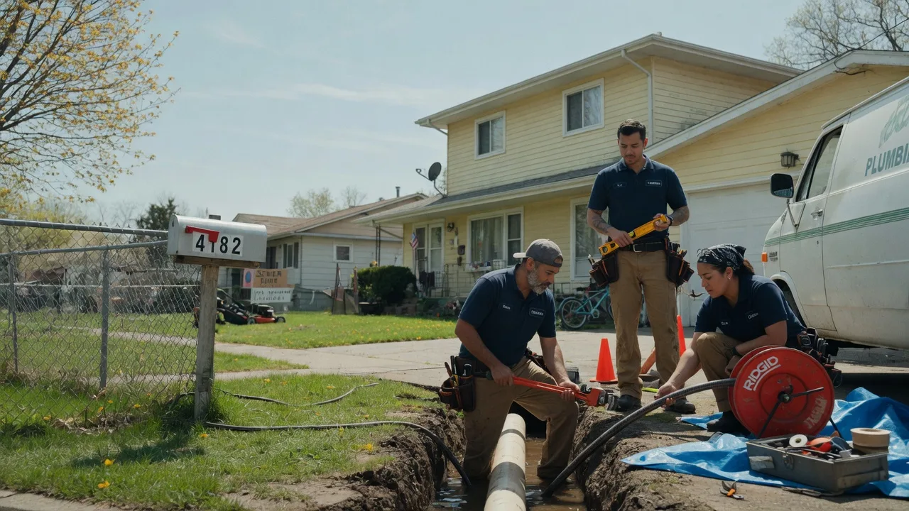 Gas Line Repair in Farina, IL near me